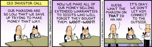 What I hear from most CEOs when it turns to earnings season