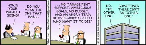 And we wonder why projects are late