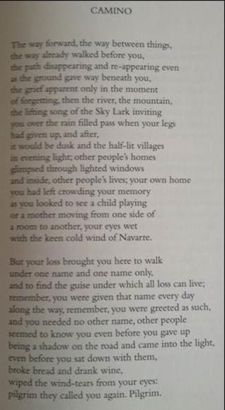 David Whyte's Camino