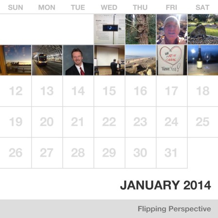 flipping perspective january calendar