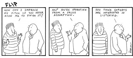 Flip: You Think Experts are Interested in Listening