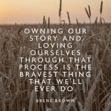 brene brown owning our story